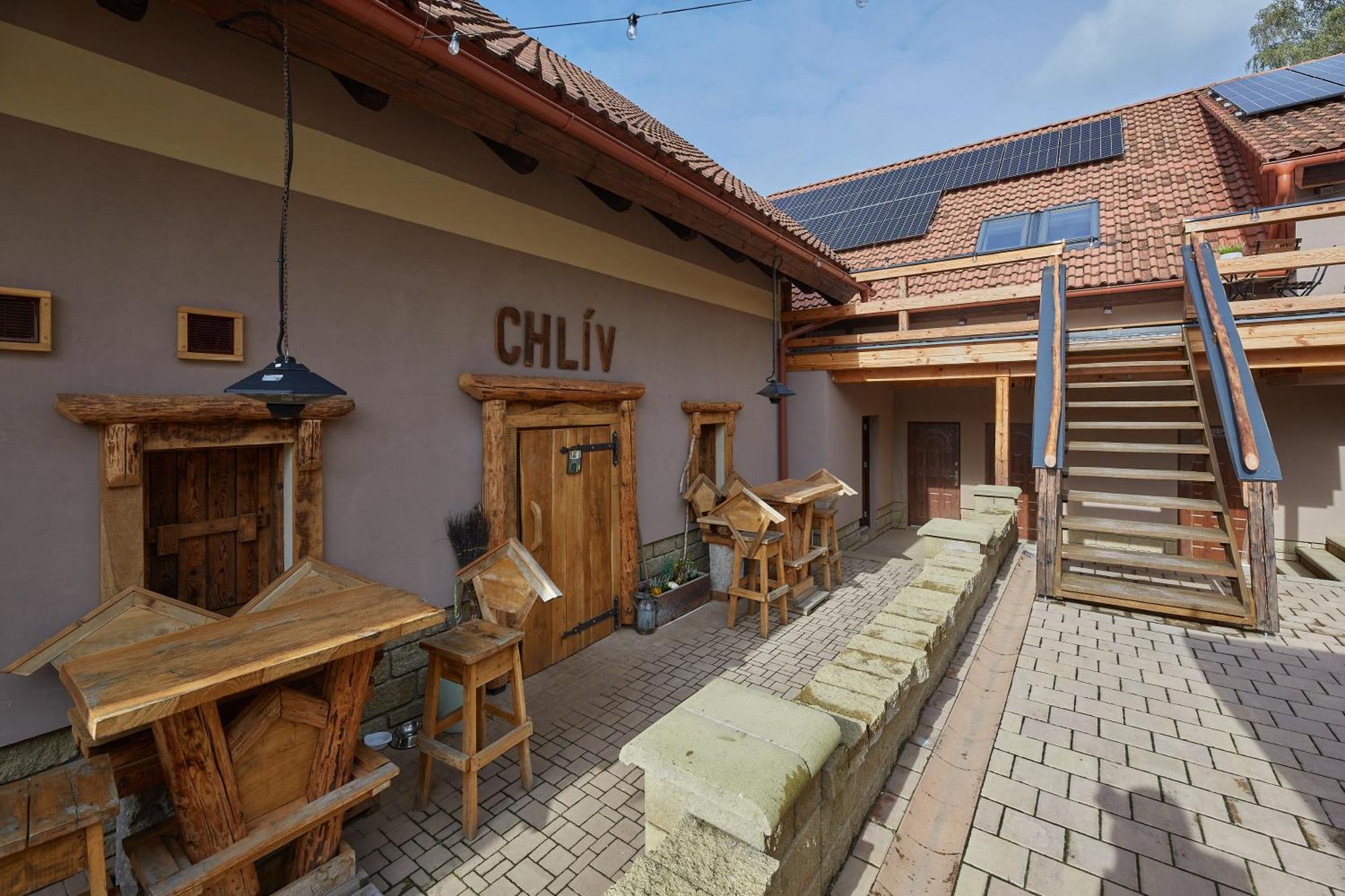 Božská usedlost Prackov Exterior foto