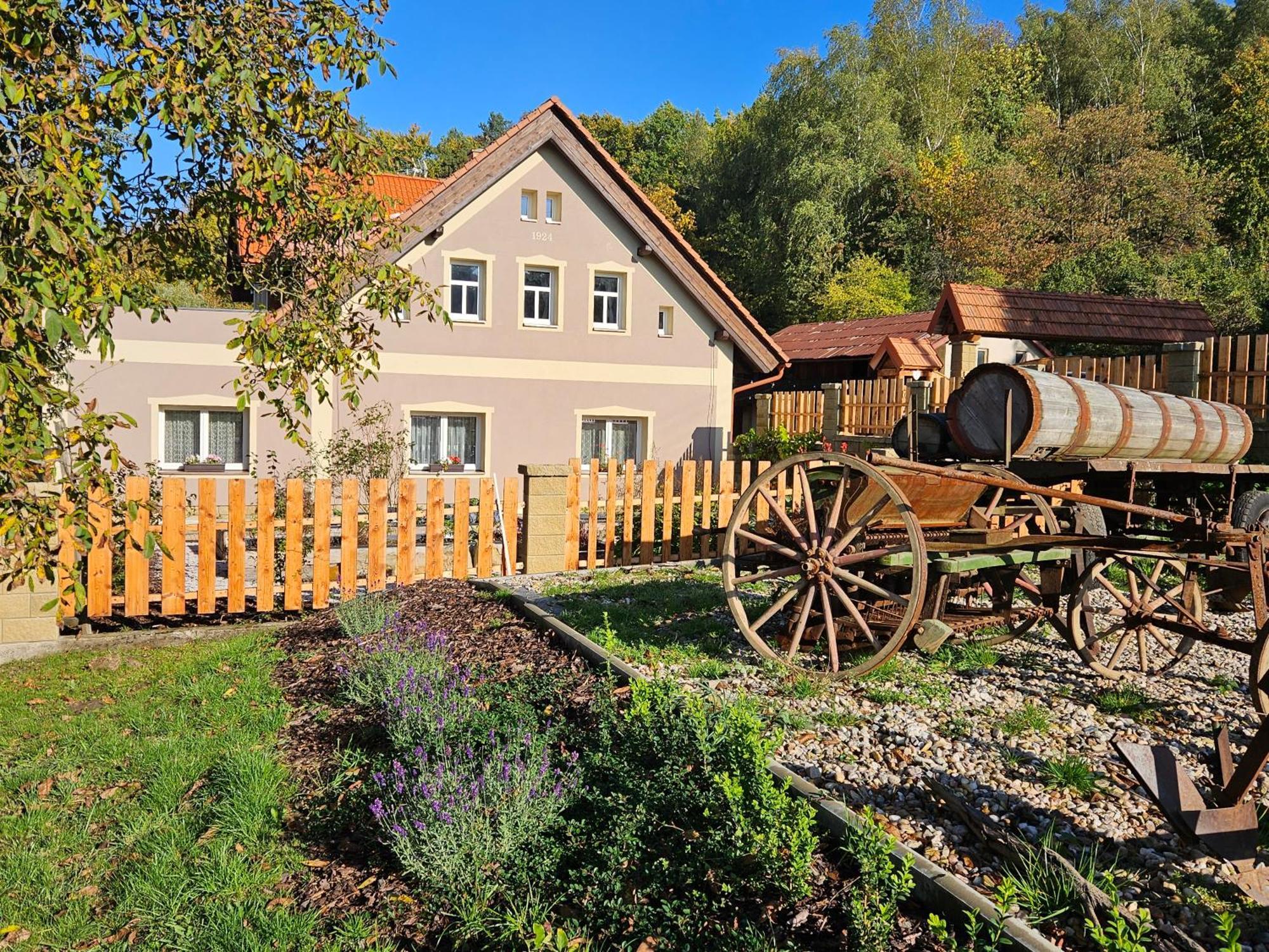 Božská usedlost Prackov Exterior foto