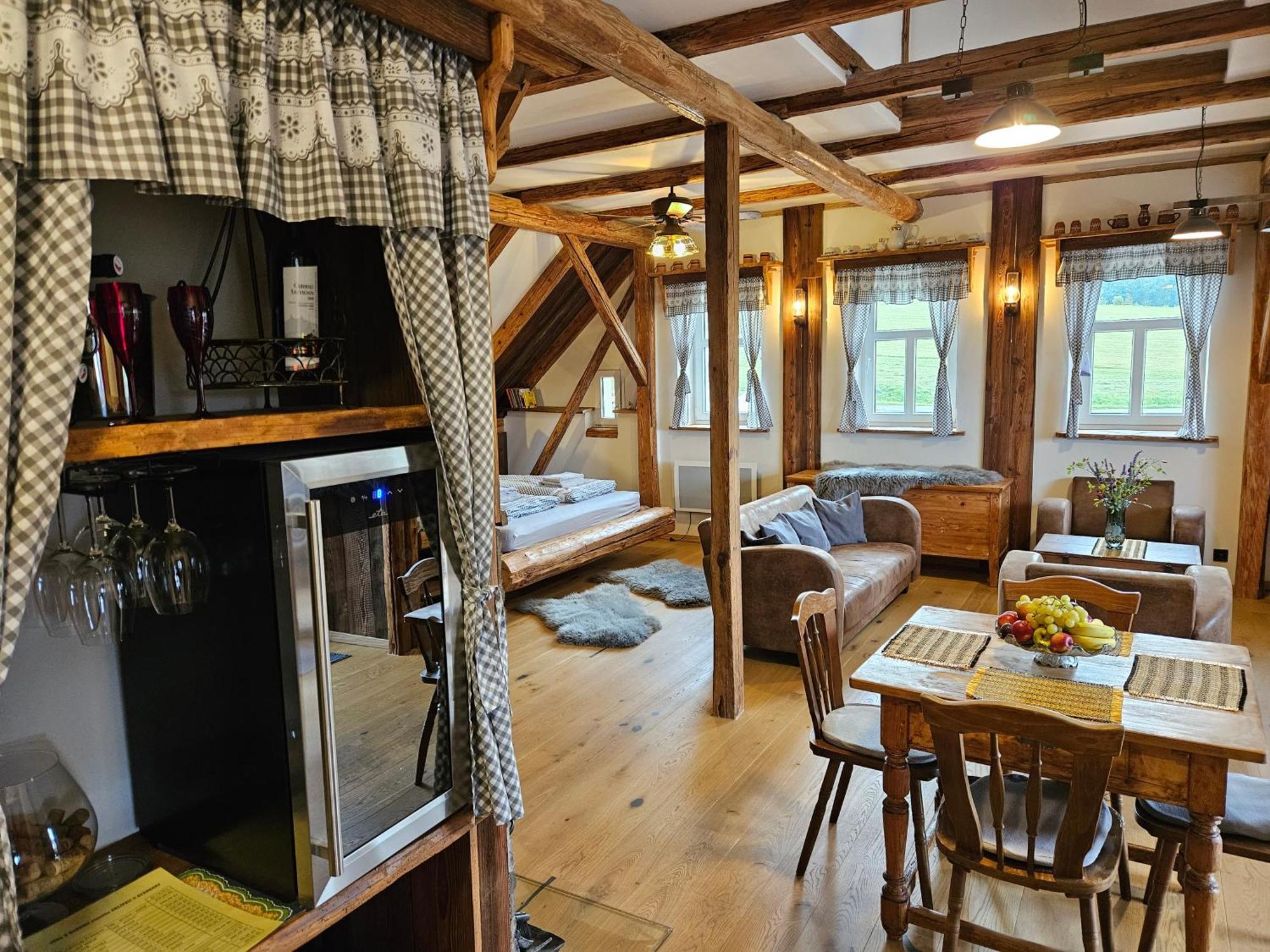 Božská usedlost Prackov Exterior foto